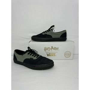 Vans x Harry Potter Slytherin Era Size 13 Men’s Sneakers Black Green Suede Snake